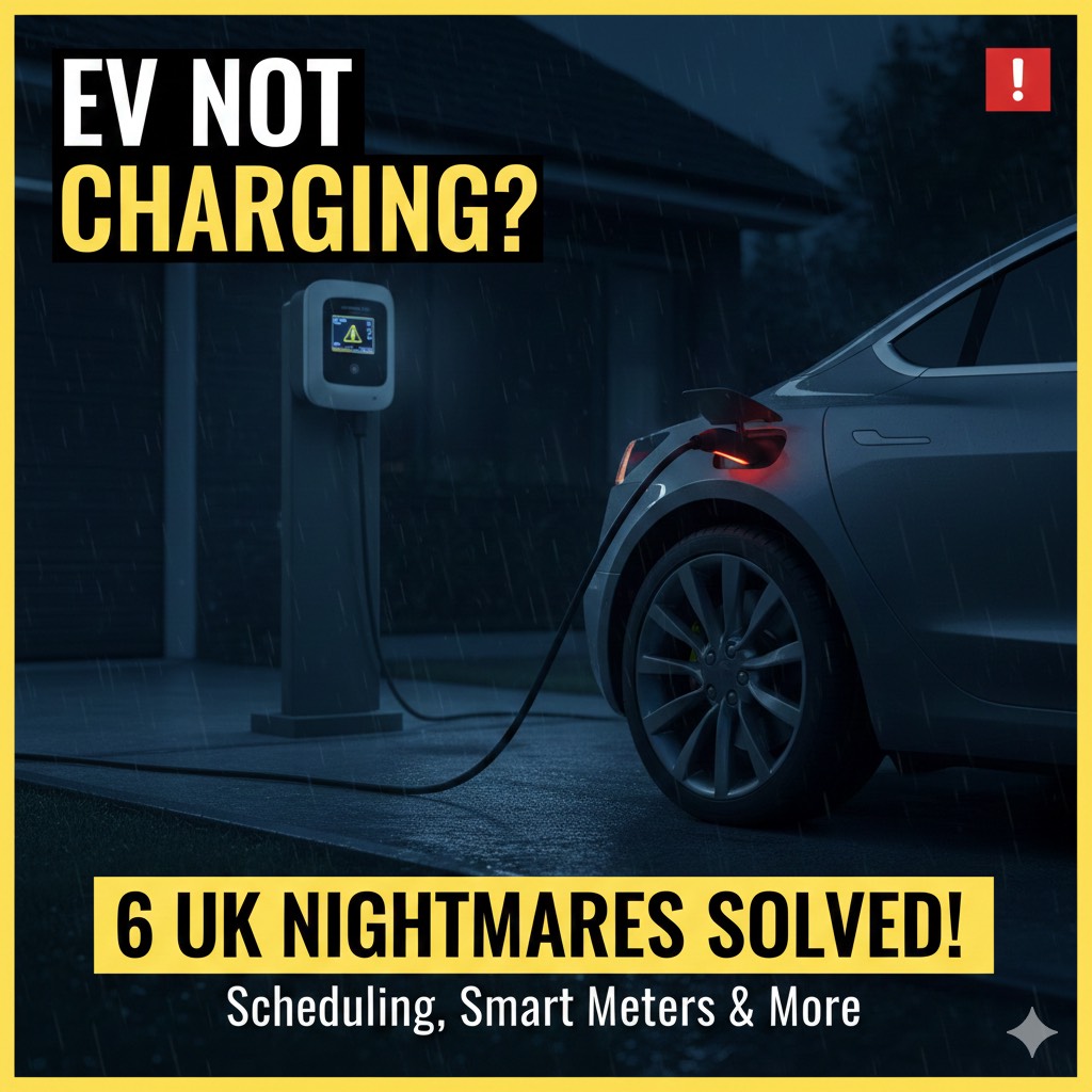 EV Not Charging at Night? 6 Common UK Issues & Easy Fixes
